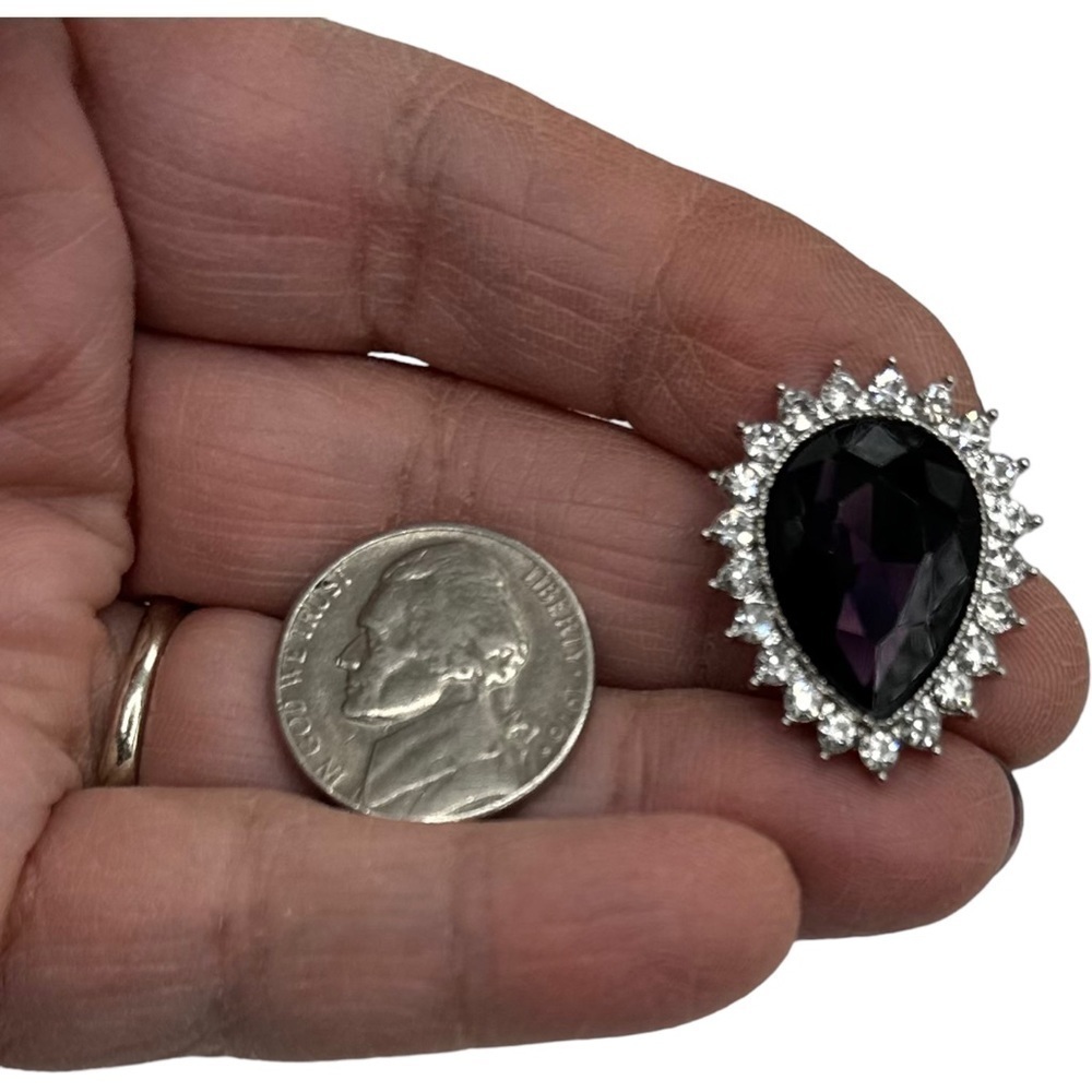 Silver Sequin Coin Micro Purse Silver Cross Purple Sparkling 18m Ginger Snap NWT - Picture 10 of 12